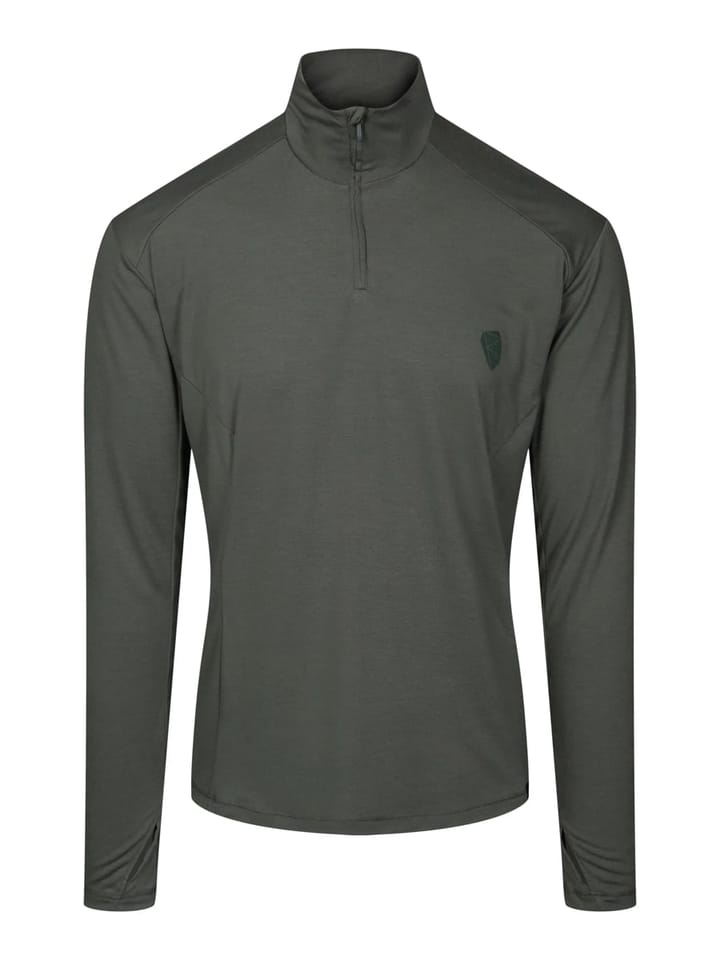 Rúngne Runout Half-Zip Mens Oyster Grey Rúngne