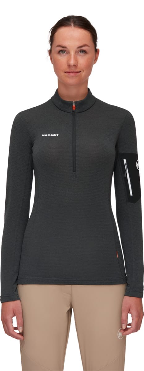 Mammut Aenergy Light Ml Half Zip Pull Women Black-Phantom Mammut Mammut Aenergy Light Ml Half Zip Pull Women Black-Phantom Mammut