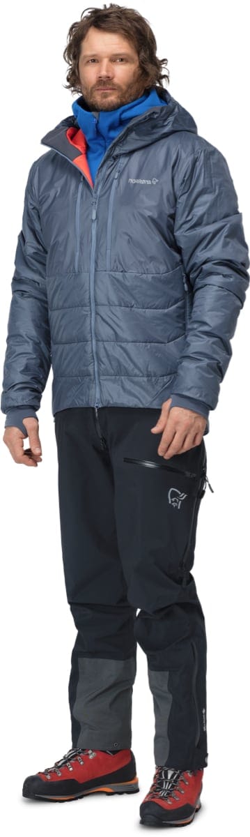 Norrøna Trollveggen Primaloft100 Zip Hood M's Caviar Norrøna Norrøna Trollveggen Primaloft100 Zip Hood M's Caviar Norrøna