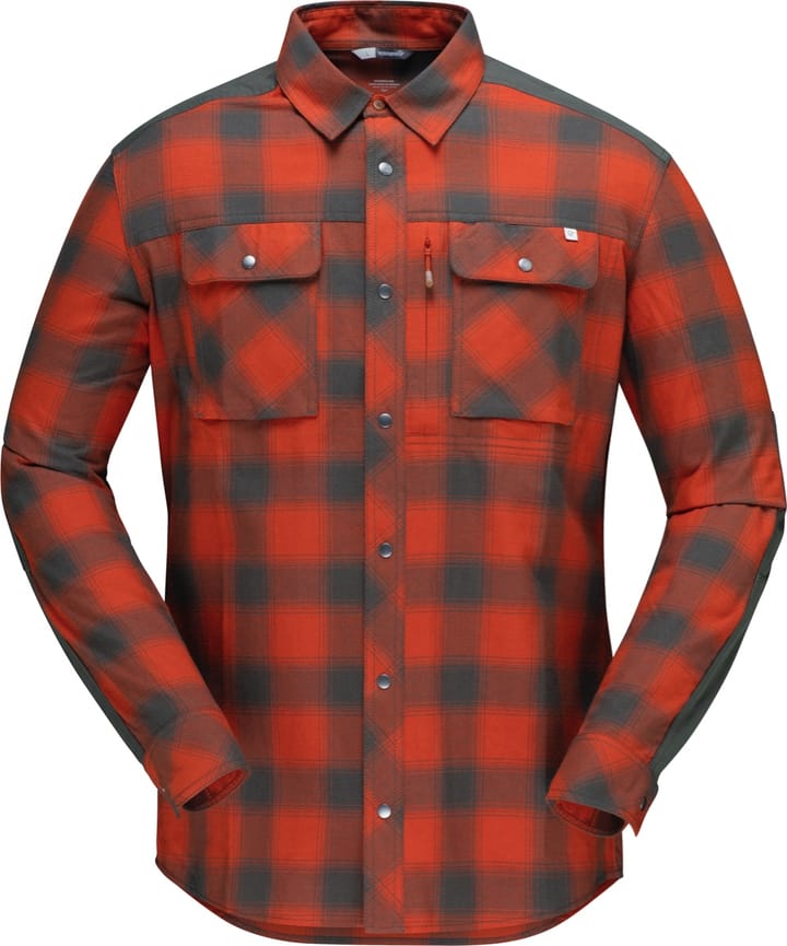 Norrøna Svalbard Flannel Shirt (M) Rooibos Tea/Slate Grey Norrøna Norrøna Svalbard Flannel Shirt (M) Rooibos Tea/Slate Grey Norrøna