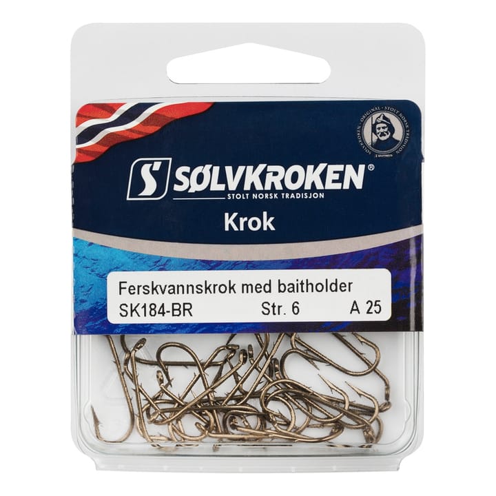 Sølvkroken Markkrok SK184-BR Str 6 25stk Bronze Sølvkroken Sølvkroken Markkrok SK184-BR Str 6 25stk Bronze Sølvkroken