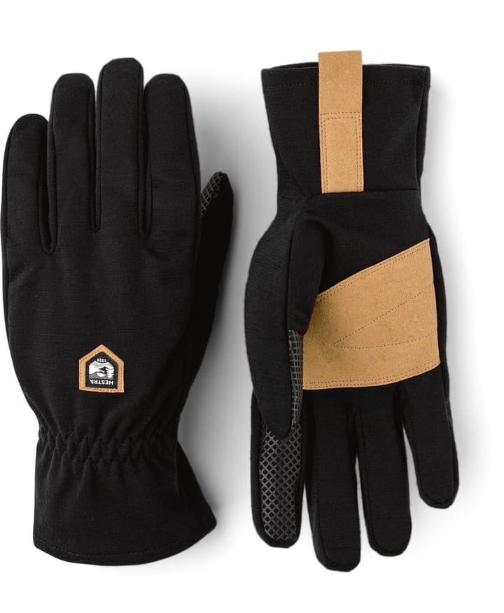Hestra Merino Windwool Liner - 5 Finger Svart Hestra Hestra Merino Windwool Liner - 5 Finger Svart Hestra