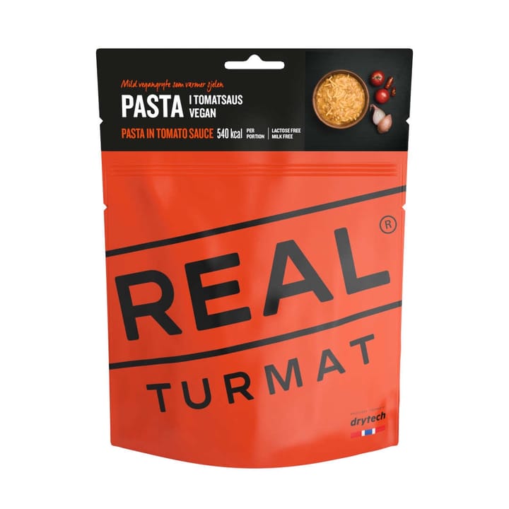 Real Turmat Pasta I Tomatsaus (Vegan) 500 g Real turmat