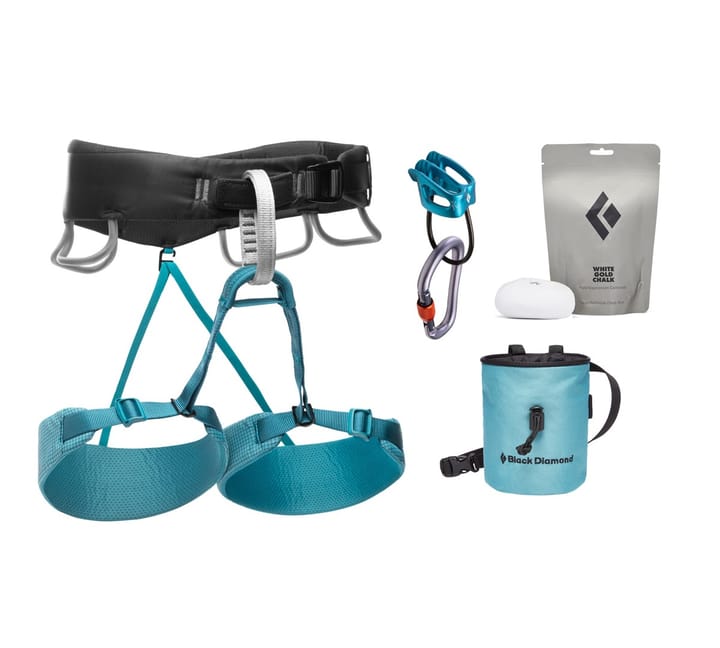 Black Diamond Momentum Harness - W's Package Aqua Verde Black Diamond Black Diamond Momentum Harness - W's Package Aqua Verde Black Diamond