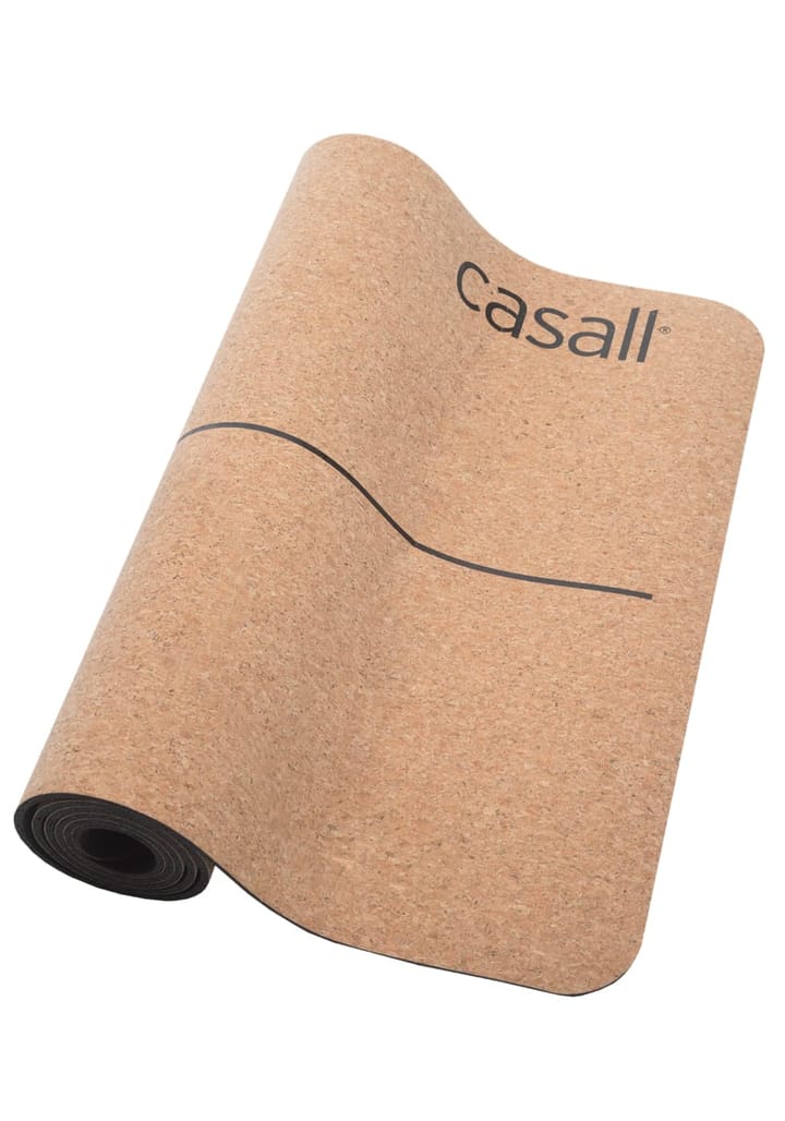 Casall Yoga Mat Natural Cork 5mm Natural Cork/Black Casall