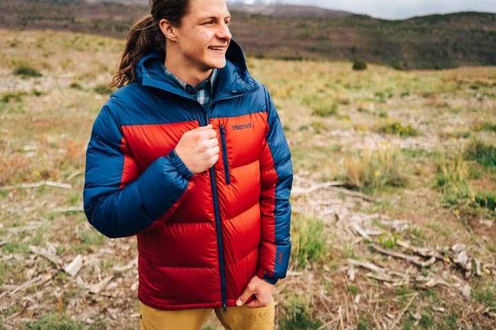 Marmot Guides Down Hoody Brick/Arctic Navy Marmot Marmot Guides Down Hoody Brick/Arctic Navy Marmot