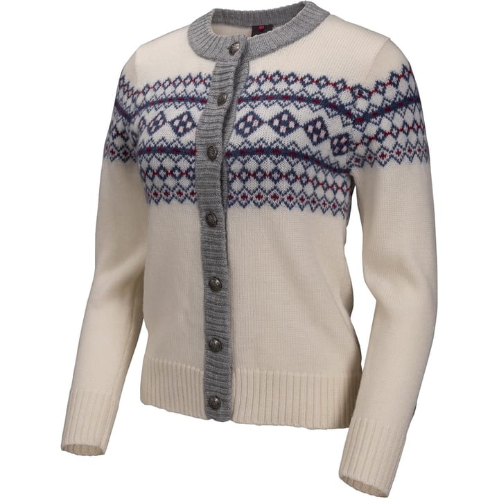 Ulvang Tuddal Kofte Ws Vanilla/Grey Melange/Red Melange Ulvang