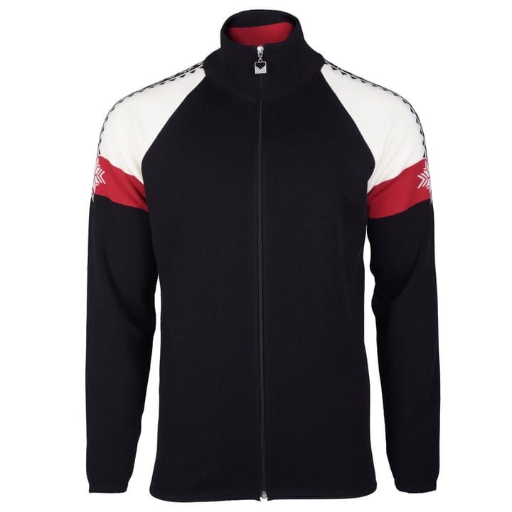 Dale of Norway Geilo Masc Jacket Black/Off White/Raspberry Dale of Norway