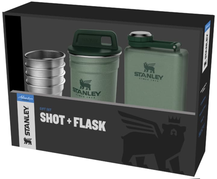 Stanley Gavesett Adv. Steelshot+Flask Set 4x59 Ml/236 Ml Hammertone Green Stanley