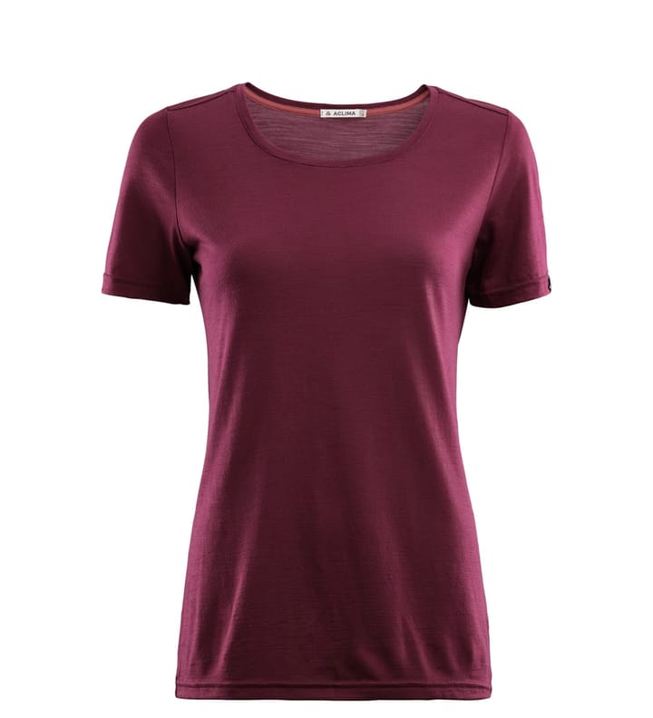 Aclima Lightwool T-Shirt W's Zinfandel Aclima Aclima Lightwool T-Shirt W's Zinfandel Aclima
