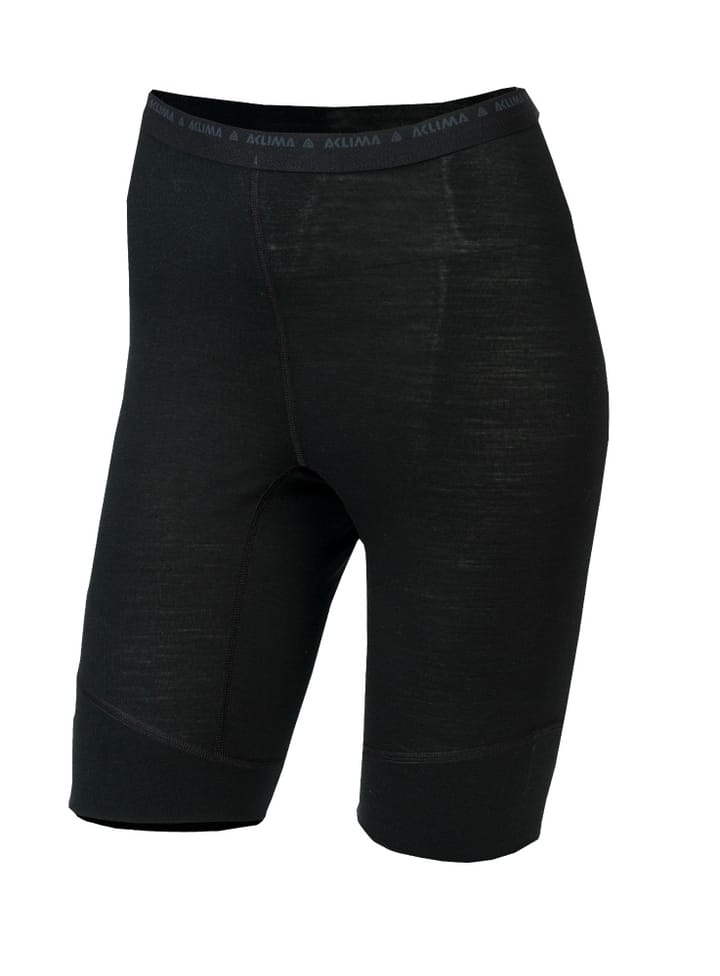 Aclima LightWool Shorts Long Women's Jet Black Aclima Aclima LightWool Shorts Long Women's Jet Black Aclima