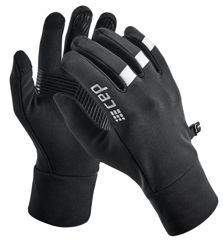 Cep Winter Run Gloves, Unisex Black CEP