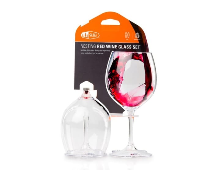 GSI Nesting Red Wine Glass Set 2x443ml GSI Outdoors GSI Nesting Red Wine Glass Set 2x443ml GSI Outdoors