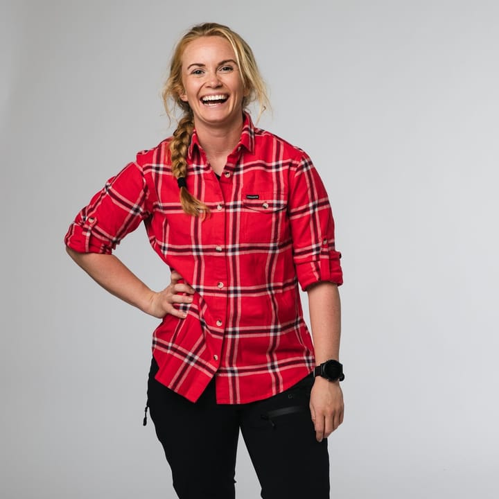 Gridarmor Grimo LS Flannel Shirt Wmn Ribbon Red Gridarmor Gridarmor Grimo LS Flannel Shirt Wmn Ribbon Red Gridarmor