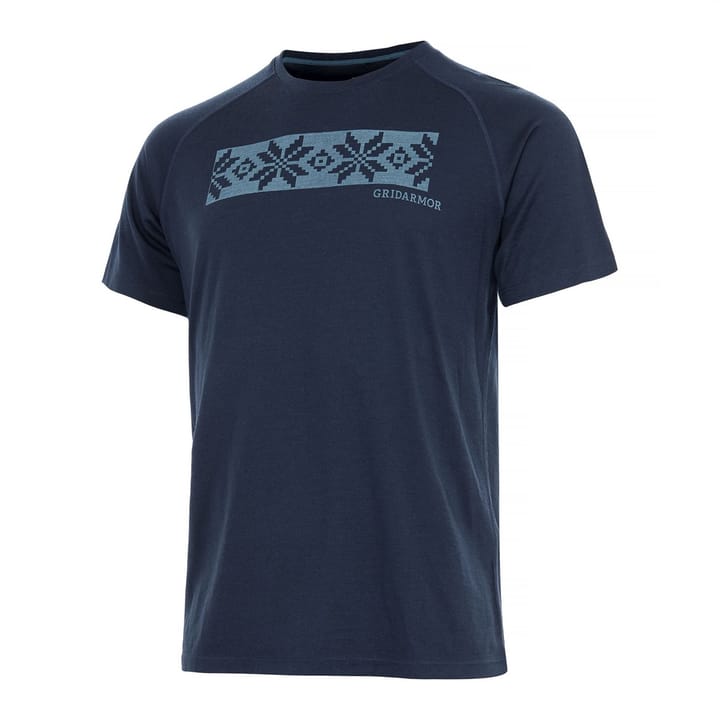 Gridarmor Odda Merino T-Shirt Men's Navy Blazer Gridarmor