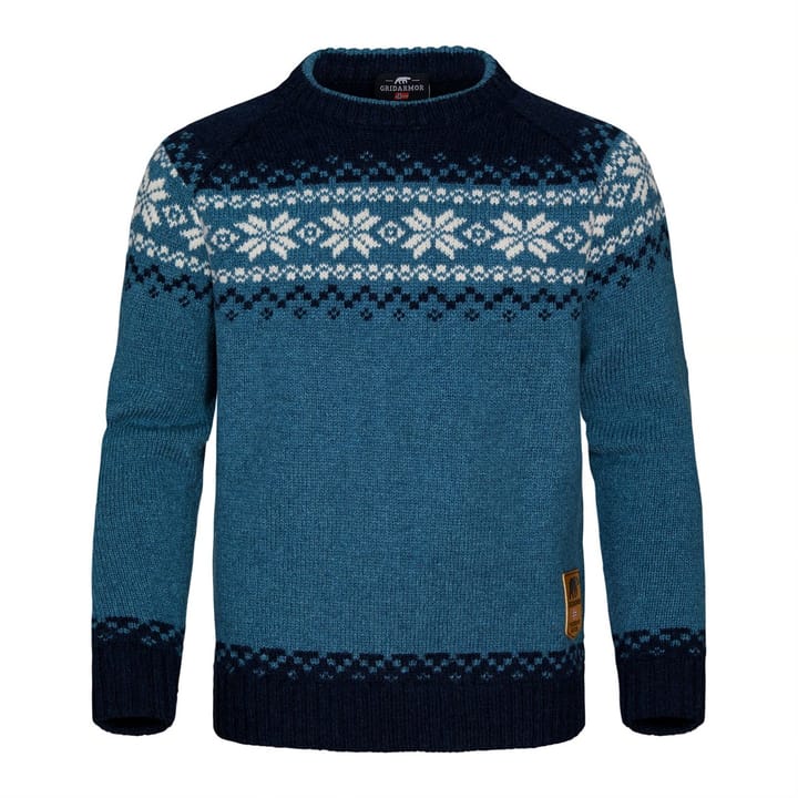 Gridarmor Snøkrystall Rundhals Ullgenser Kids Indian Teal Gridarmor Gridarmor Snøkrystall Rundhals Ullgenser Kids Indian Teal Gridarmor