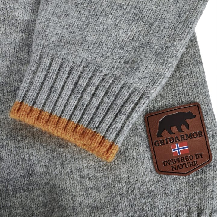 Gridarmor Snøkrystall Ullgenser Men Grey Melange Gridarmor Gridarmor Snøkrystall Ullgenser Men Grey Melange Gridarmor