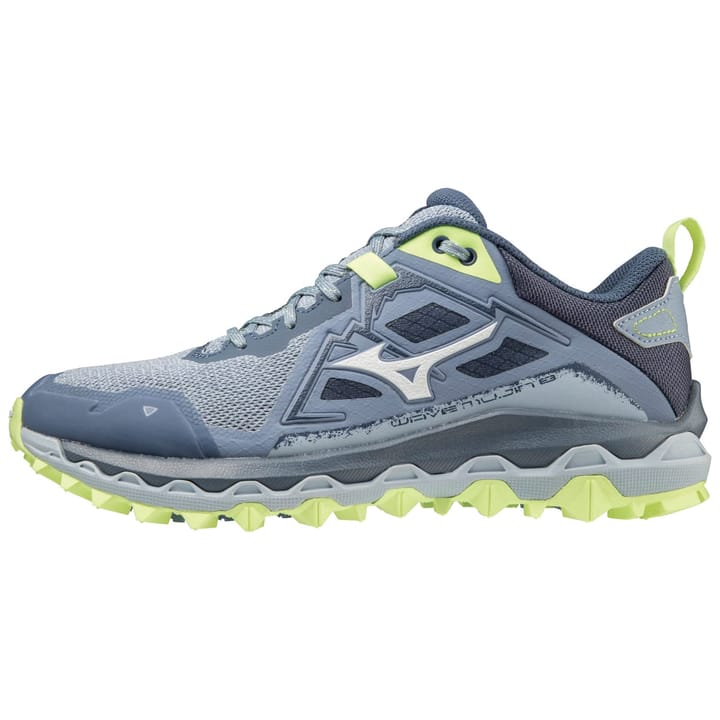 Mizuno Women's Wave Mujin 8 Troposphere/White/Neo Lime Mizuno Mizuno Women's Wave Mujin 8 Troposphere/White/Neo Lime Mizuno