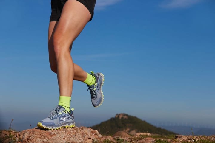 Mizuno Women's Wave Mujin 8 Troposphere/White/Neo Lime Mizuno Mizuno Women's Wave Mujin 8 Troposphere/White/Neo Lime Mizuno