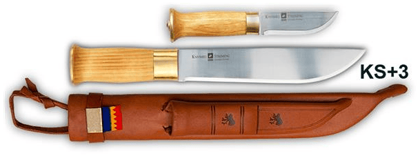 Knivsmed Strømeng Samekniv, Dobbel 8'' + 3,5'' Knivsmed Strømeng Knivsmed Strømeng Samekniv, Dobbel 8'' + 3,5'' Knivsmed Strømeng
