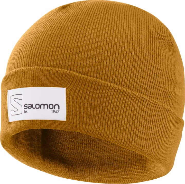 Salomon Outlife Logo Beanie Bronze Brown Salomon