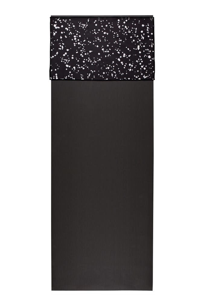 Manduka Equa Yoga Mat Towel Mini Dot Black 182cm Manduka