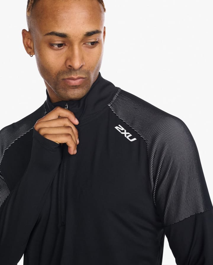 2XU M's Light Speed 1/2 Zip Black/Silver Reflective 2XU 2XU M's Light Speed 1/2 Zip Black/Silver Reflective 2XU