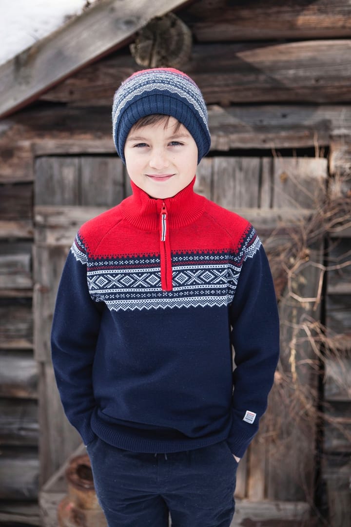 Marius Kids Ullgenser Med Zip Barn Navy Marius Kids Marius Kids Ullgenser Med Zip Barn Navy Marius Kids