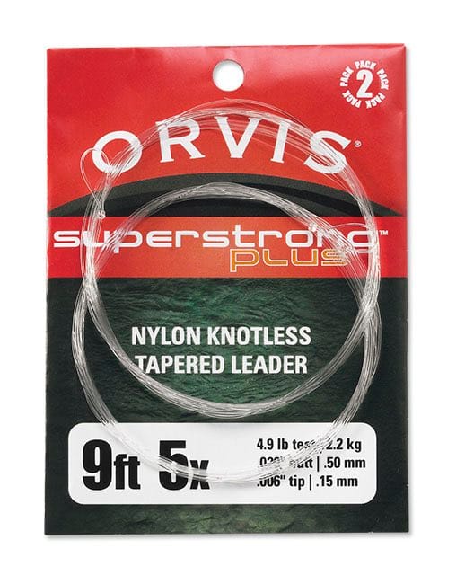 Orvis Superstrong Nylon 12' Tapert Fortom Nylon 2-Pakk Klar Orvis