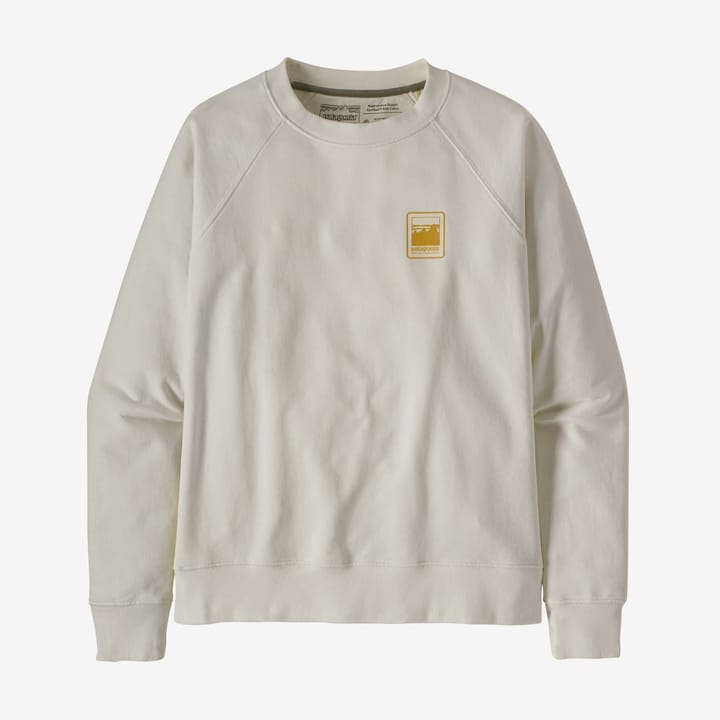 Patagonia W's Alpine Icon Regenerative Organic Certified Cotton Crew Sweatshirt Birch White Patagonia