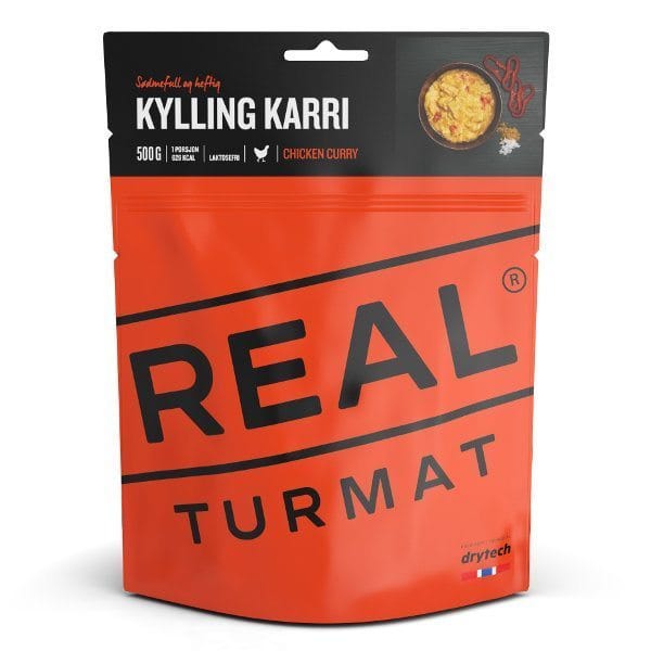 Real Turmat Kylling Karri 500 g Real turmat