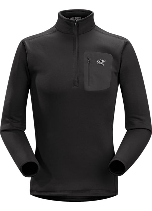 Arc'teryx Rho AR Zip Neck Men's Black Arc'teryx Arc'teryx Rho AR Zip Neck Men's Black Arc'teryx