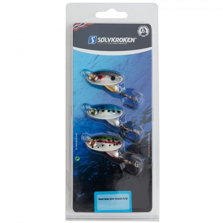 Sølvkroken Spesial Spinner Sluksett Holographic 9G Sølvkroken Sølvkroken Spesial Spinner Sluksett Holographic 9G Sølvkroken