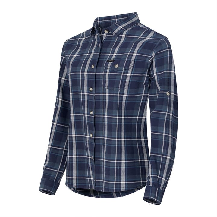 Urberg Eide LS Flannel Shirt Wmn Black Iris Urberg Urberg Eide LS Flannel Shirt Wmn Black Iris Urberg