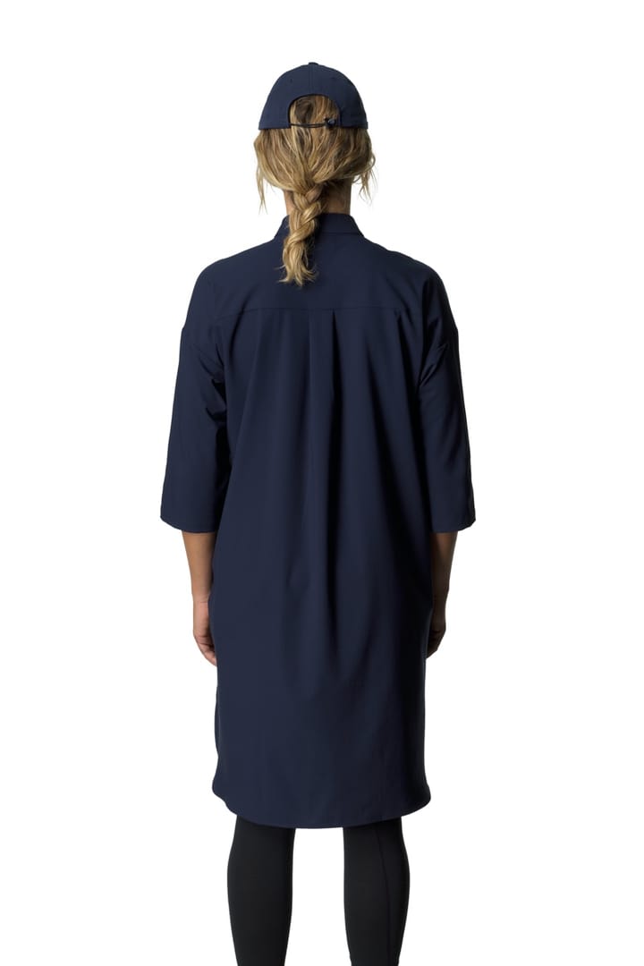 Houdini W's Route Shirt Dress Blue Illusion Houdini Sportswear Houdini W's Route Shirt Dress Blue Illusion Houdini Sportswear