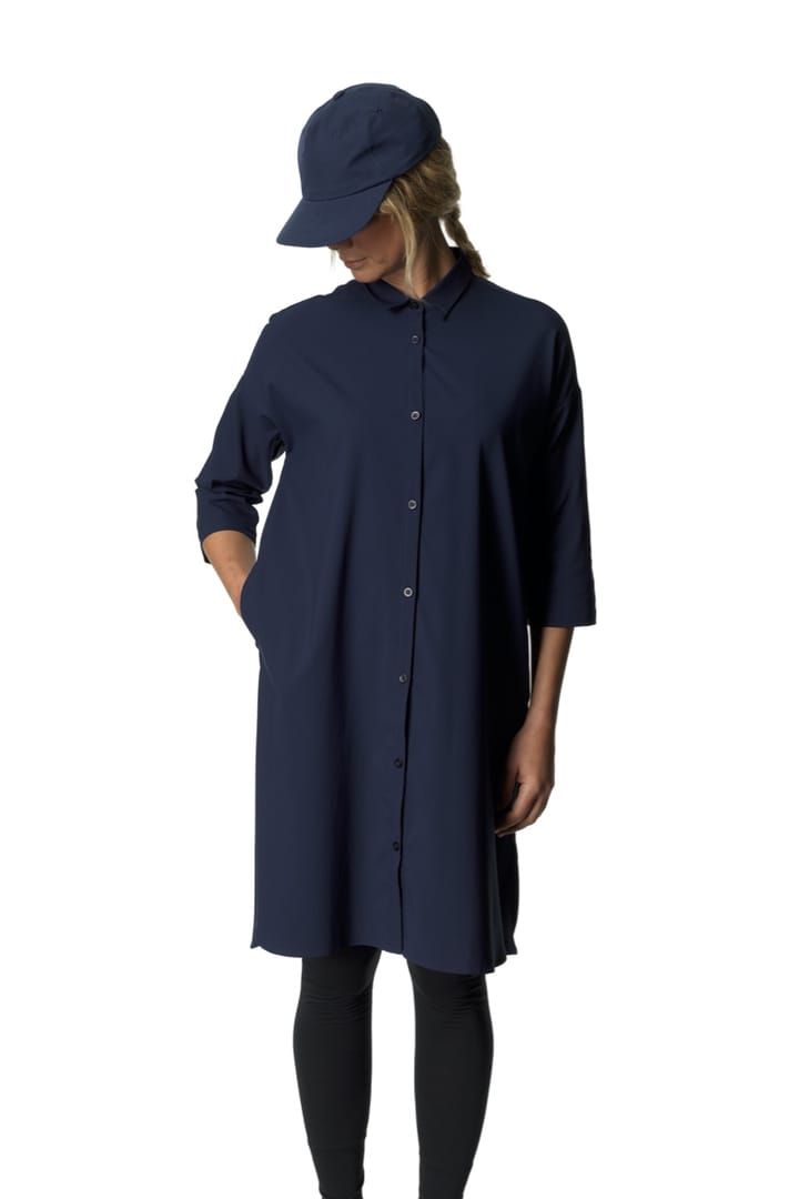 Houdini W's Route Shirt Dress Blue Illusion Houdini Sportswear Houdini W's Route Shirt Dress Blue Illusion Houdini Sportswear
