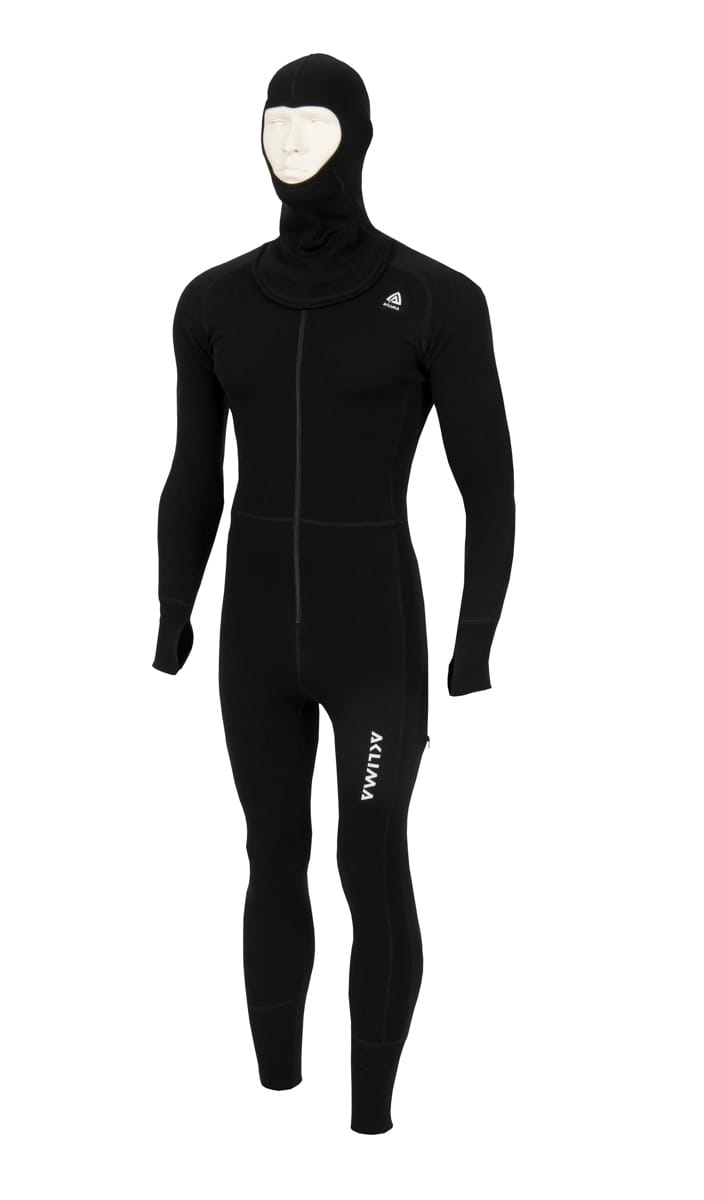 Aclima WarmWool Overall Man Black Aclima Aclima WarmWool Overall Man Black Aclima