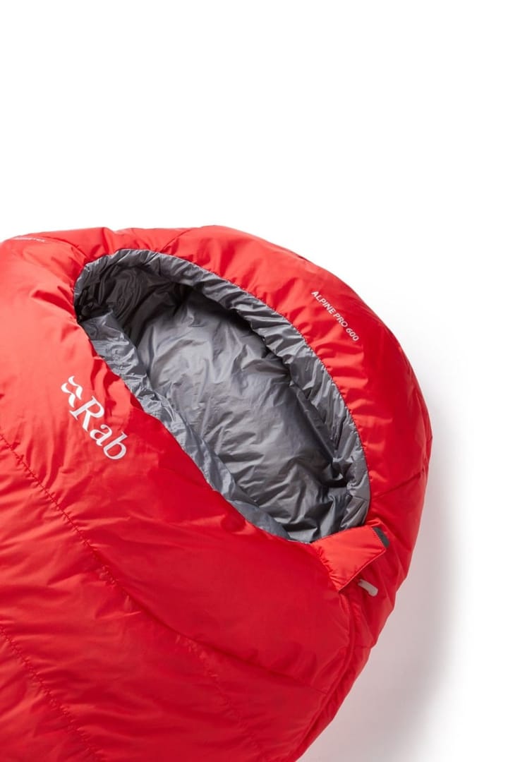 Rab Alpine Pro 600w Fiery Red / Steel Left Zip Rab Rab Alpine Pro 600w Fiery Red / Steel Left Zip Rab