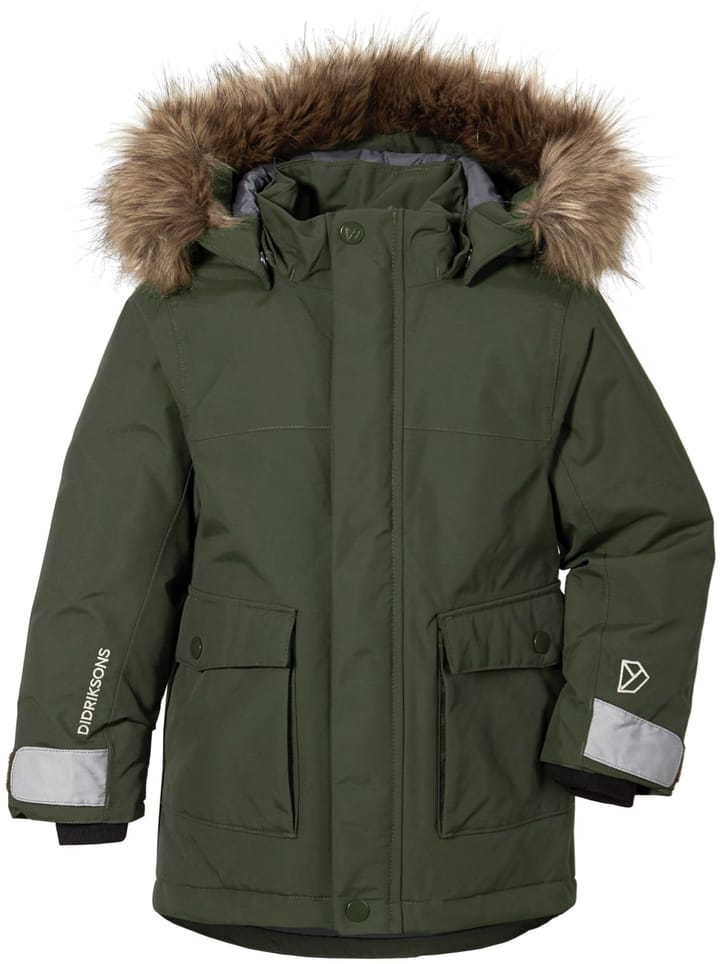 Didriksons Kure Kids Parka 4 Deep Green Didriksons Didriksons Kure Kids Parka 4 Deep Green Didriksons