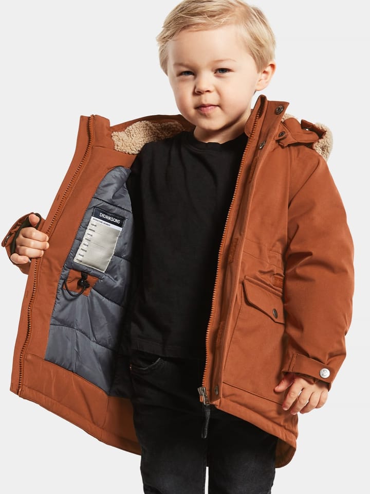 Didriksons Lizzo Kids Parka Bisquit Brown Didriksons Didriksons Lizzo Kids Parka Bisquit Brown Didriksons