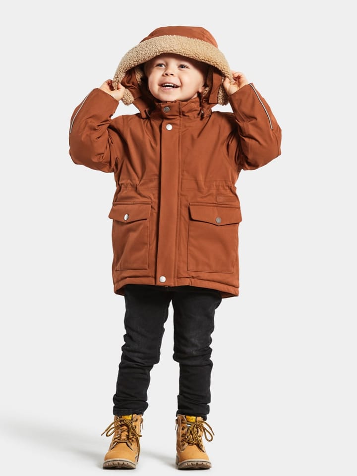 Didriksons Lizzo Kids Parka Bisquit Brown Didriksons Didriksons Lizzo Kids Parka Bisquit Brown Didriksons