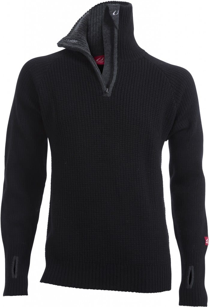 Ulvang Rav Sweater W/Zip Black/Charcoal Melange Ulvang